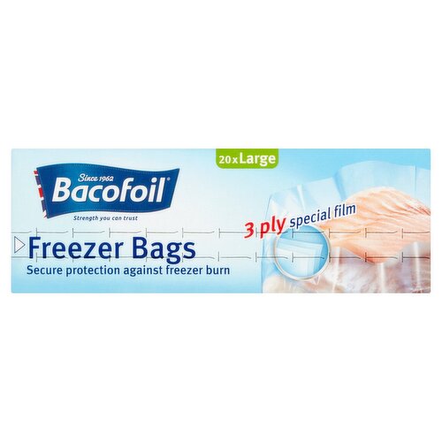 Bacofoil Large Freezer Bags (20 Piece)