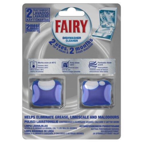 Fairy Dishwasher Cleaner 2 Pack (2 Piece)