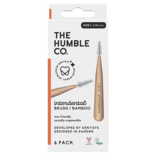 Humble Inderdental Brush 1 - 0.45mm (1 Piece)