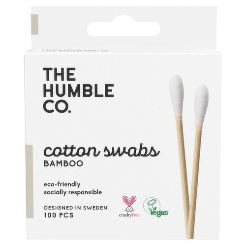 The Humble Co. Bamboo Cotton Swabs (100 Piece)