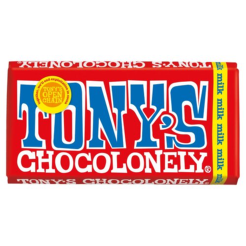 Tony's Chocolonely Milk Chocolate Bar (180 g)