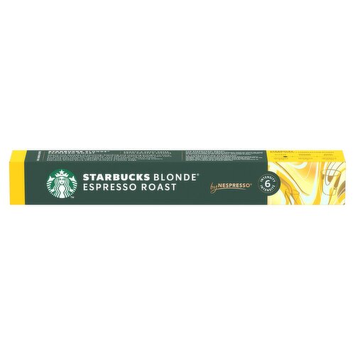 Starbucks Blonde Nespresso Coffee Capsules 10 Pack (53 g)