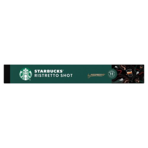 Starbucks Ristretto Shot By Nespresso Coffee Capsules 10 Pack (57 g)