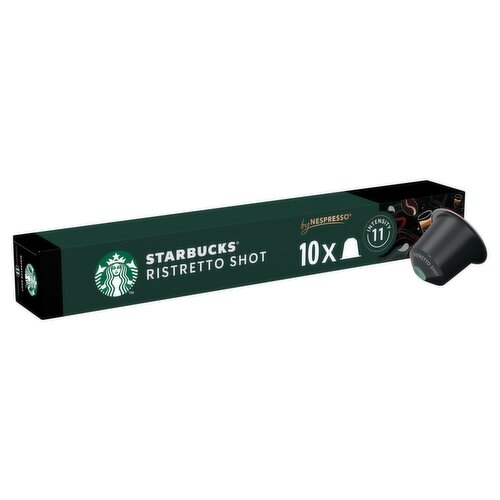 Starbucks Ristretto Shot By Nespresso Coffee Capsules 10 Pack (57 g)