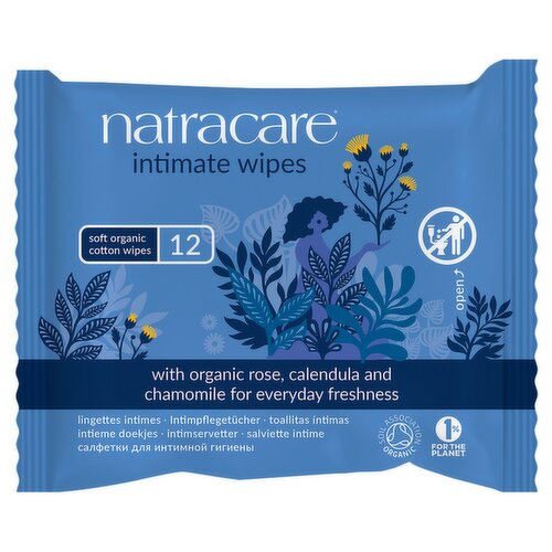 Natracare Intimate Wipes (12 Piece)