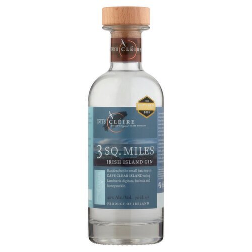 3 SQ. Miles Irish Island Gin (700 ml)