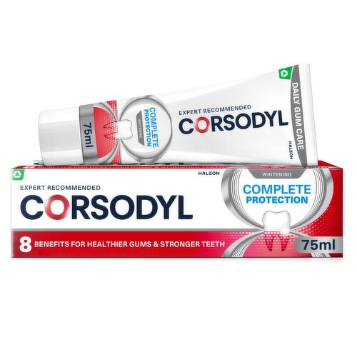 Corsodyl Complete Protection Whitening Toothpaste (75 ml)