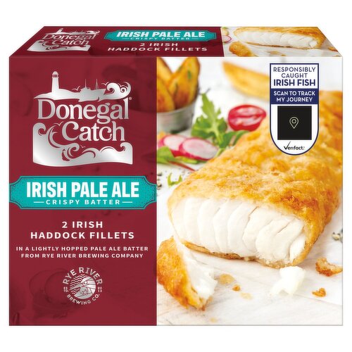 Donegal Catch Irish Pale Ale Battered Haddock Fillets 2 Pack (270 g)