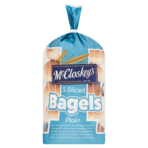 McCloskeys Plain Bagels (5 Piece)