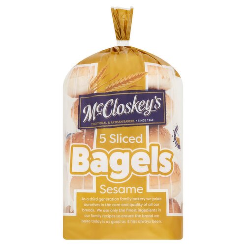 Mccloskeys Sesame Bagels (5 Piece)