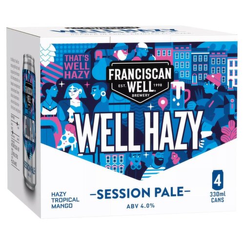 Franciscan Well Well Hazy Can 4 Pack (330 ml)