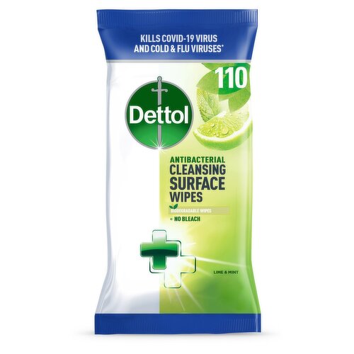 Dettol Antibacterial Surface Wipes  (110 Piece)