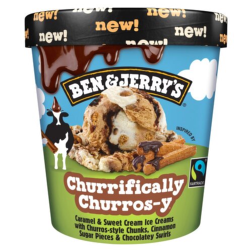 Ben & Jerry's Churrifically Churros-y Ice Cream Tub (465 ml)