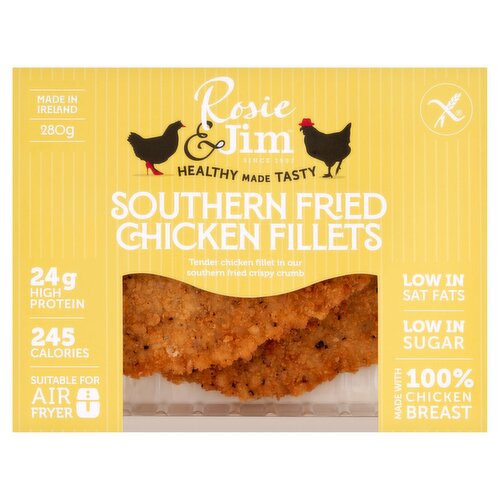 Rosie & Jim Gluten Free Southern Fried Chicken Fillet (280 g)