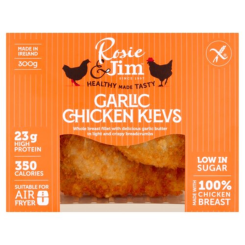 Rosie & Jim Gluten Free Garlic Chicken Kiev (300 g)