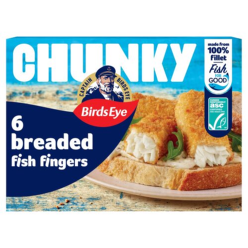 Birds Eye Chunky Fish Fingers 6 Pack (360 g)