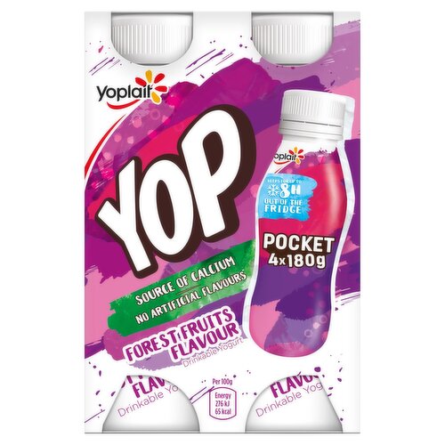 Yop Forest Fruits Yogurt Drink 4 Pack (180 g)