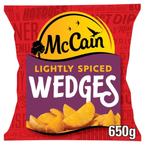 McCain Lightly Spiced Wedges (650 g)