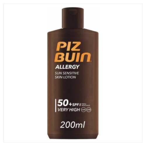 Piz Buin Allergy Sun Sensitive Skin Lotion SPF50+ (200 ml)