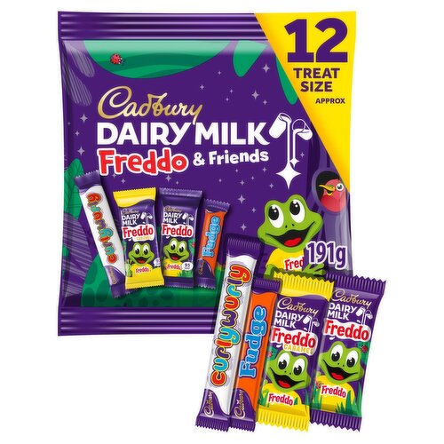 Cadbury Dairy Milk Freddo Chocolate Bars Treat Size 12 Pack (191 g)