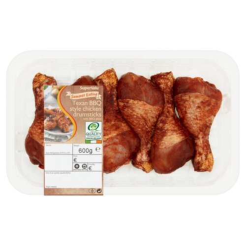 SuperValu Fresh Irish Texan BBQ Chicken Drumsticks (600 g)