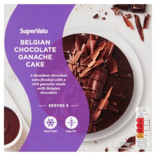 SuperValu Belgian Chocolate Ganache Cake (390 g)