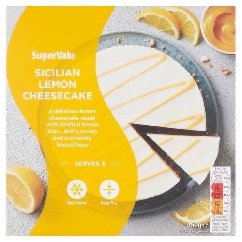 SuperValu Sicilian Lemon Cheesecake (450 g)