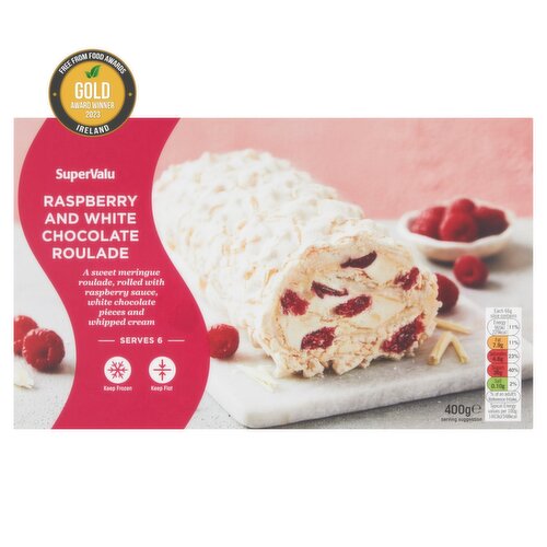 SuperValu Raspberry & White Chocolate Roulade (400 g)