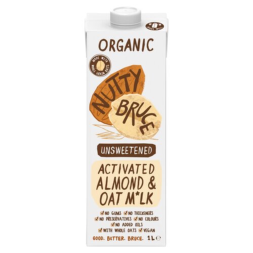 Nutty Bruce Organic Activated Almond & Oat Milk (6 L)