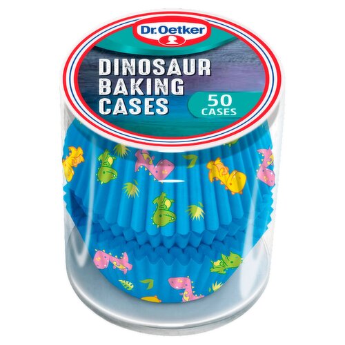 Dr. Oetker Dinosaur Baking Cases (50 Piece)