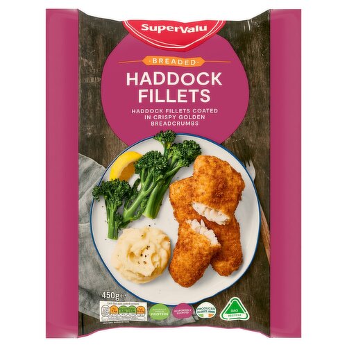 SuperValu Breaded Haddock Fillets (450 g)