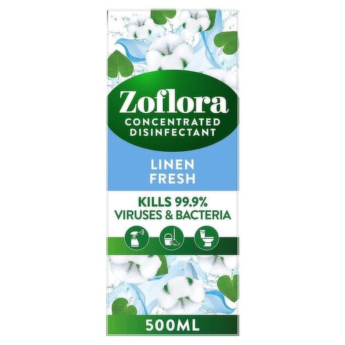 Zoflora Linen Fresh Concentrated Multipurpose Disinfectant (500 ml)