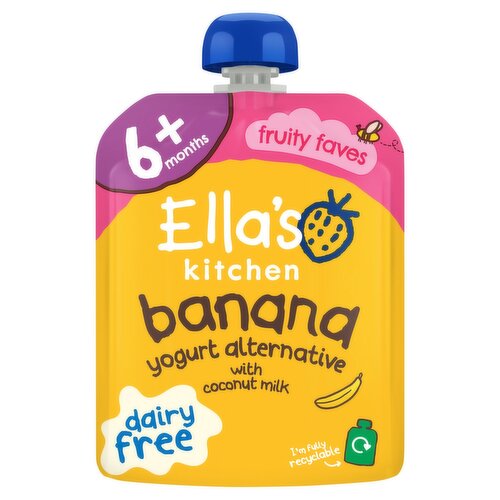 Ella's Kitchen Dairy Free Banana Yoghurt 6+ Months (90 g)