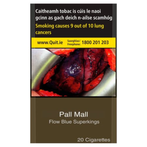 Pall Mall Flow Blue Superkings Cigarettes (20 Pack)