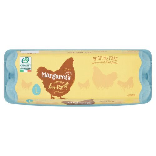 Margaret's Free Range Large Eggs (12 Piece)