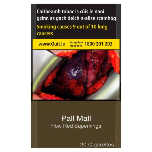 Pall Mall Flow Red Superkings Cigarettes (20 Pack)