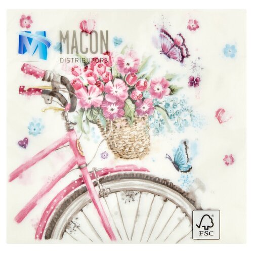 Macon Summer Design Napkins (20 Piece)