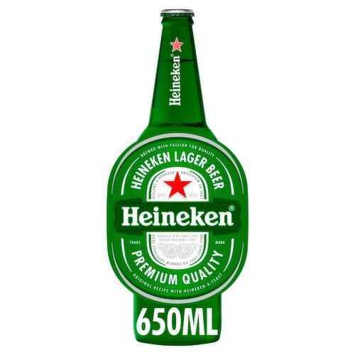 Heineken Lager Bottle (650 ml)