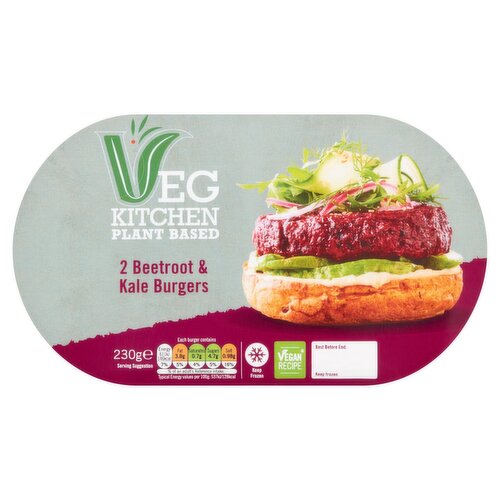 Veg Kitchen Beetroot and Kale Burger (230 g)