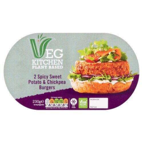 Veg Kitchen Potato and Chickpea Burgers 2 Pack (230 g)