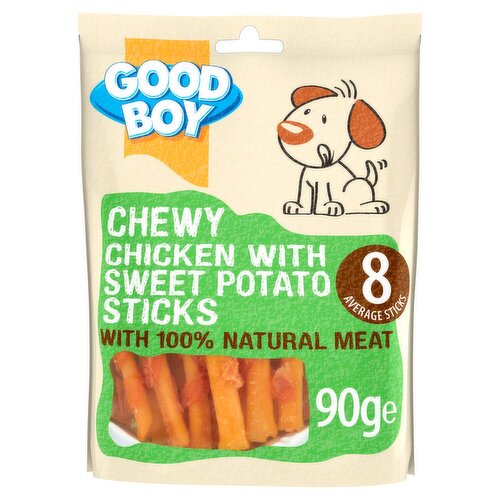 Good Boy Chicken & Sweet Potato Dog Treats (90 g)