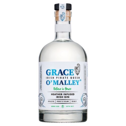 Grace O'Malley Heather Infused Irish Gin (70 cl)