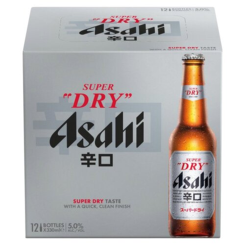 Asahi Super Dry Beer 12 Pack (330 ml)