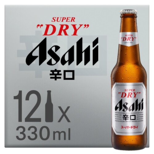 Asahi Super Dry Beer 12 Pack (330 ml)