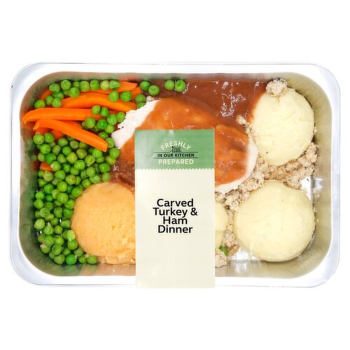 Kitchen Turkey & Ham Dinner (1 Piece)