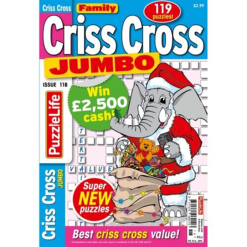 Family Criss Cross Jumbo (1 Piece)