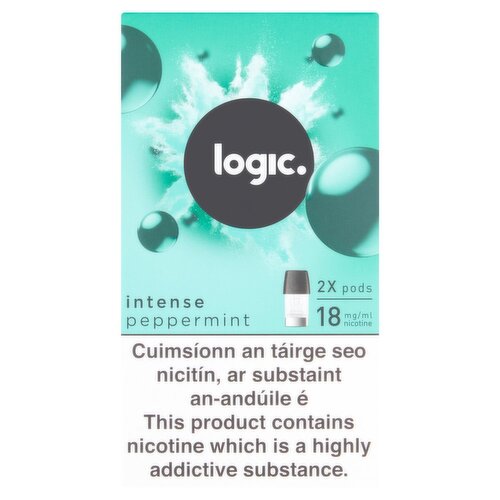 Logic Intense Peppermint E-Liquid Pods 18mg (2 Piece)