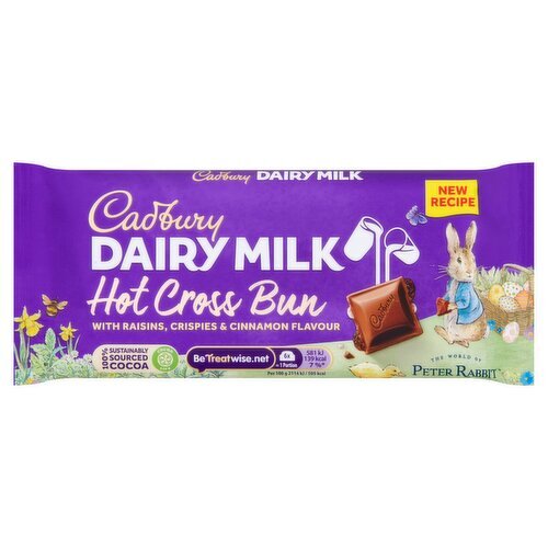 Cadbury DairyMilk Hot Cross bun Tablet (110 g)