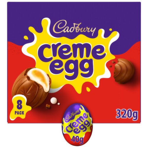 Cadbury Creme Egg Chocolate 8 Pack (40 g)