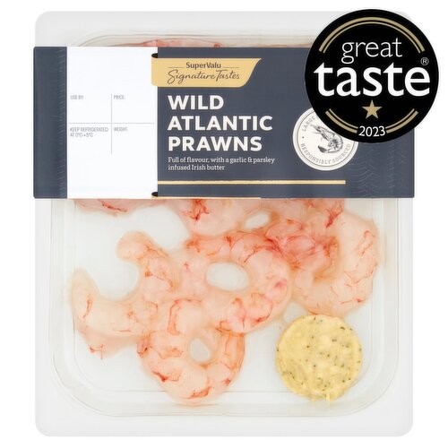 SuperValu Signature Tastes Wild Atlantic Prawns with Garlic Butter (180 g)